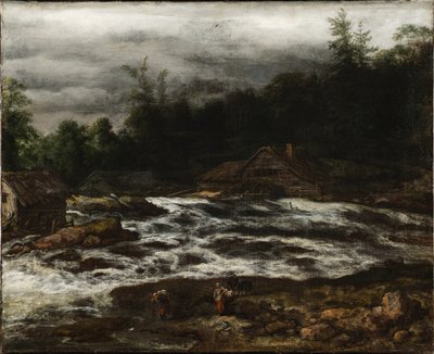 Mountain Scenery with Waterfall by Jan van Kessel d.Æ.