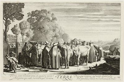 Earth, plate one from The Four Elements by Jan van de Velde II
