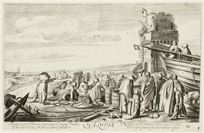Water, plate three from The Four Elements by Jan van de Velde II