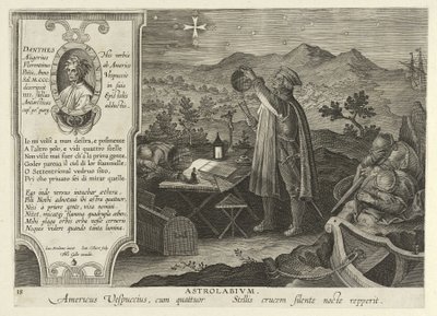 Amerigo Vespucci Discovering the Southern Cross with an Astrolabe by Jan van der Straet