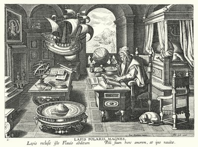 Lapis Polaris Magnes by Jan van der Straet