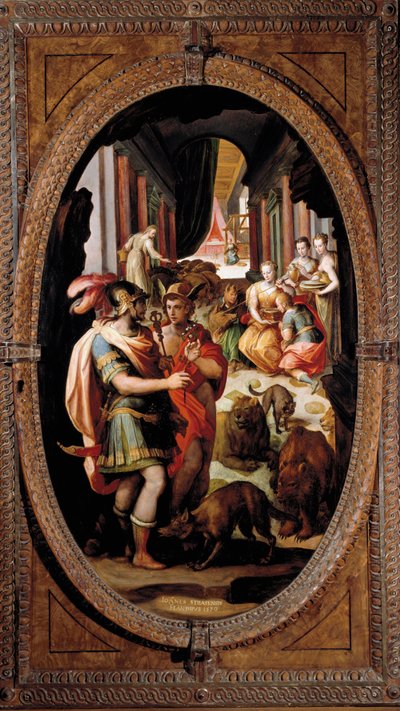Ulysses, Mercury and Circe by Jan van der Straet