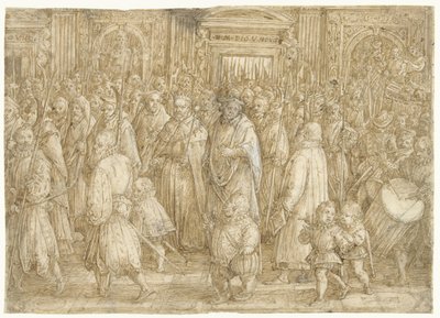 Return of Grand Duke Cosimo I of Tuscany to his Palace by Jan van der Straet