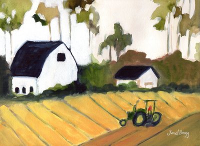 View from Amtrak Train to Olympia, c.2017 by Janel Bragg