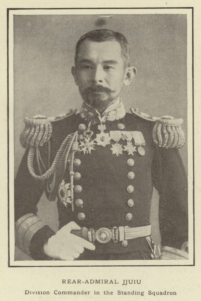 Rear-Admiral Jjuiu, Division Commander in the Standing Squadron by Japanese Photographer
