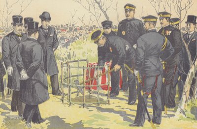 Admiral Togo Planting Himself a Laurel for Souvenir of the Celebration of the Fall of Port Arthur by Japanese School