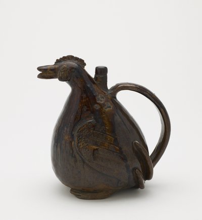 Ewer in the shape of a rooster, Seto, Aichi prefecture, Edo period by Japanese School