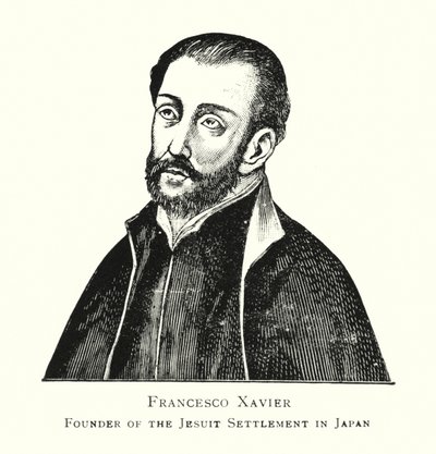 Francesco Xavier, Founder of the Jesuit Settlement in Japan by Japanese School