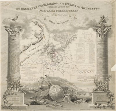 The Glorious Defense of the Citadel of Antwerp, December 1832 by Ja.s Wyld