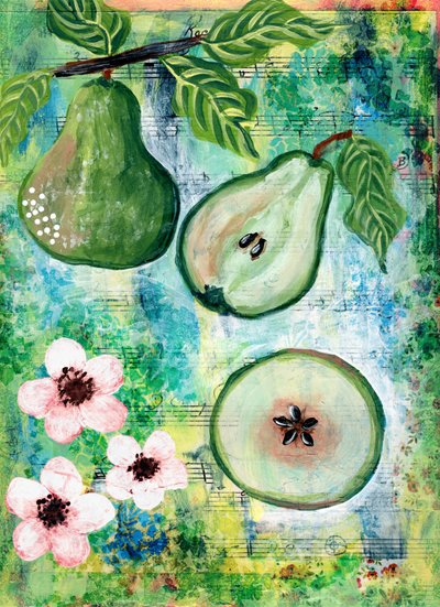 Botanical Pears and Music by Jasmine Goodwin