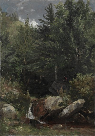 Trees and a Stream on a Hillside, 1853 by Jasper F. Cropsey