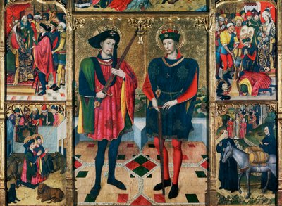 Altar of the Saints Abdon and Senen by Jaume Huguet
