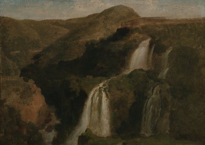 Falls of Tivoli by Jean-Baptiste-Camille Corot