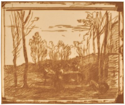 Lunch in the Clearing by Jean-Baptiste-Camille Corot