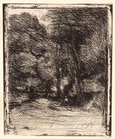 Souvenir of Bas-Bréau by Jean-Baptiste-Camille Corot