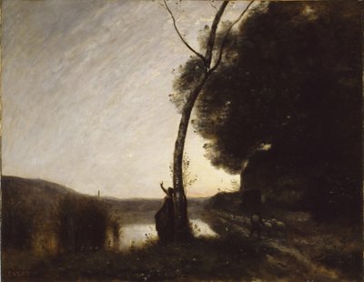 The Evening Star by Jean-Baptiste-Camille Corot