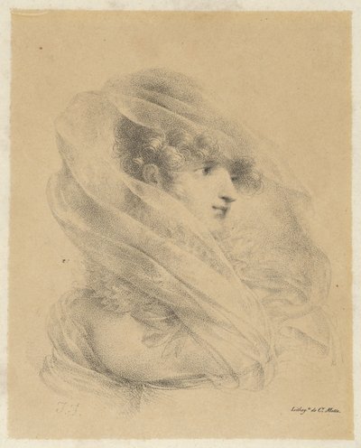 Portrait of Mademoiselle Ledieu by Jean-Baptiste Isabey
