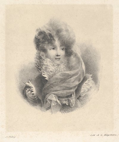 Portrait of Mademoiselle de Pavant by Jean-Baptiste Isabey
