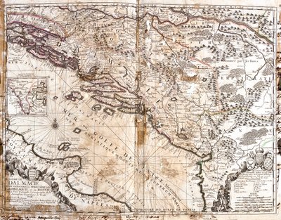 Croatia, Bosnia and Herzegovina, Serbia, North Albania, Montenegro by Jean-Baptiste Nolin