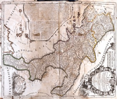 Lazio, Abruzzo, Molise, Apulia, Basilicata, Calabria, Campania, Italy by Jean-Baptiste Nolin
