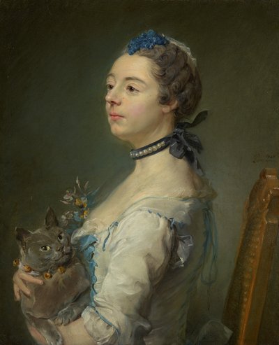 Magdaleine Pinceloup de la Grange, née de Parseval by Jean-Baptiste Perronneau