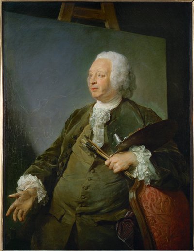 The Painter Jean-Baptiste Oudry by Jean-Baptiste Perronneau