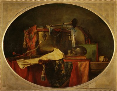 The Attributes of Martial Music by Jean-Baptiste Simeon Chardin