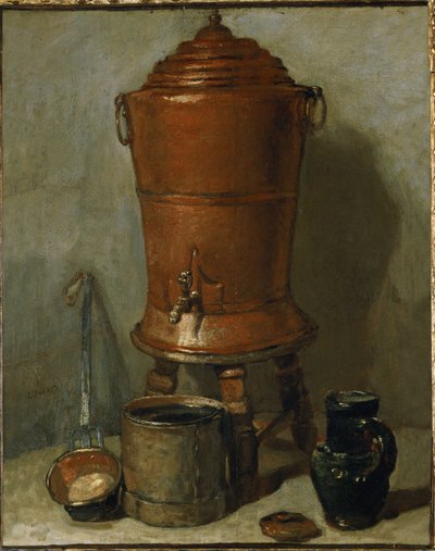 The Copper Drinking Fountain by Jean-Baptiste Simeon Chardin
