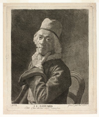 The Small Self-Portrait by Jean-Étienne Liotard