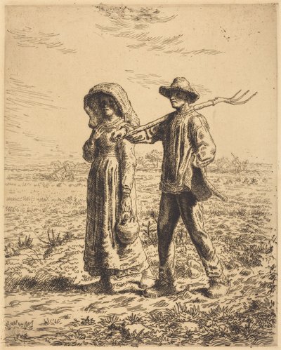 Departure for Work by Jean-Francois Millet