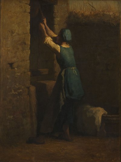 Woman at Well by Jean-Francois Millet