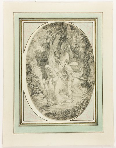 Allegory-Ingenius Love by Jean-Honore Fragonard