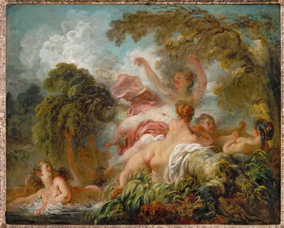 Les Baigneuses by Jean-Honore Fragonard