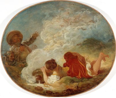 Perrette and the Pot of Milk by Jean-Honore Fragonard