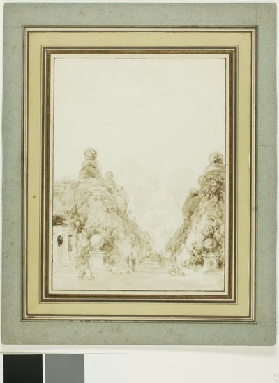 View of the Park in Saint-Cloud by Jean-Honore Fragonard