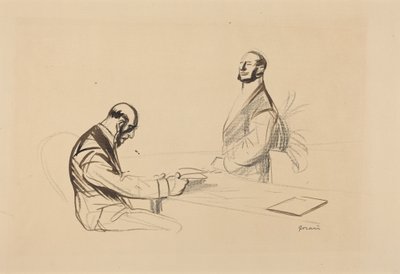 At the Conference by Jean-Louis Forain