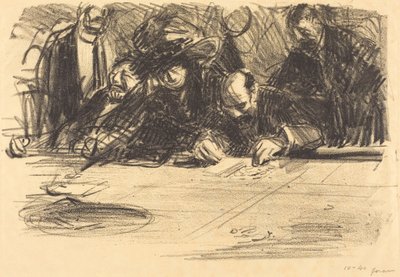 At the Gambling Table by Jean-Louis Forain