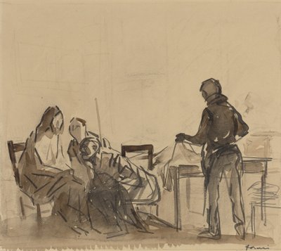 Before the Repast at Emmaus by Jean-Louis Forain