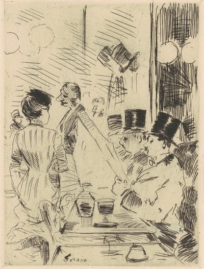 The Cafe by Jean-Louis Forain