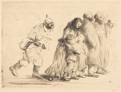 The Notables - large plate by Jean-Louis Forain