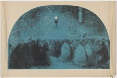 Lourdes, 1914, 25th International Eucharistic Congress by Jean-Louis Forain