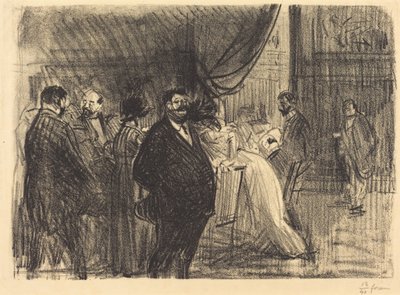 Gambling Room by Jean-Louis Forain