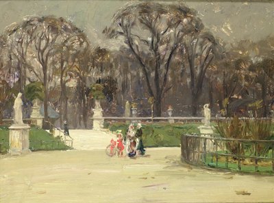 In the Luxembourg Garden by Jean Louis Lefort
