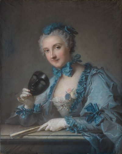 Portrait of Louise-Geneviève Royer by Jean-Marc Nattier