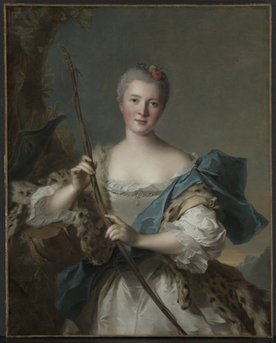 Portrait of a Woman as Diana by Jean-Marc Nattier