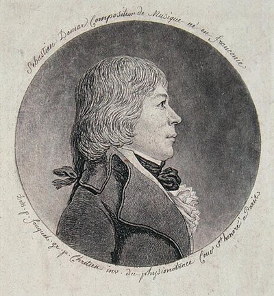 Sebastien Demar (1763-1832) engraved by Gilles-Louis Chretien (1754-1811) by Jean (after) Fouquet