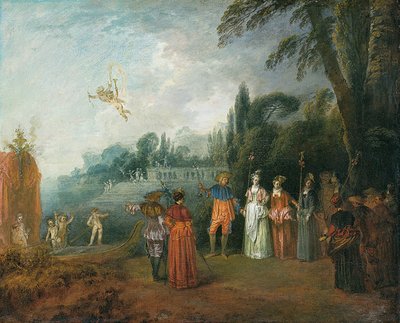 Embarking to Cythera by Jean-Antoine Watteau