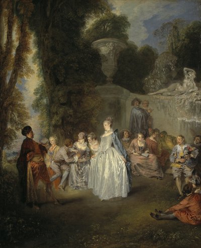 Venetian Festivities by Jean-Antoine Watteau