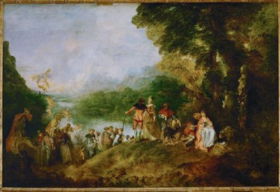 The Embarkation for Cythera by Jean-Antoine Watteau