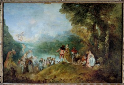 Pilgrimage to the Isle of Cythera by Jean Antoine Watteau